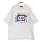 【美品】GUCCI グッチ 784361 XJGKA 半袖Tシャツ ホワイト系 S メンズ
