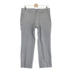 LE COQ GOLF Le Coq Golf стрейч брюки "в елочку" рисунок серый серия 85 Golf одежда мужской 