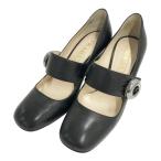 PRADA プラダ  パンプス アンクルストラップ  ブラック系 35 レディース