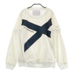 ST ANDREWS цент Andrew s2WAY обратная сторона сетка длинный рукав блузон оттенок белого M Golf одежда женский 