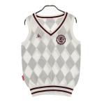 LE COQ GOLF Le Coq Golf V шея вязаный лучший a-ga il рисунок серый серия L Golf одежда женский 