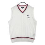 CALLAWAY Callaway шерсть .V шея вязаный лучший оттенок белого LL Golf одежда мужской 