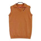 BEAMS GOLF Beams Golf воротник есть вязаный лучший оттенок коричневого M Golf одежда женский 