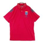 KAPPA GOLF カッパゴルフ 半袖ポロシャツ レッド系 L ゴルフウェア メンズ