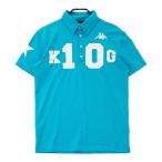 KAPPA GOLF カッパゴルフ  半袖ポロシャツ  ブルー系 L ゴルフウェア メンズ
