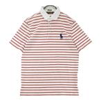 POLOGOLF ラルフローレン ポロゴルフ 半袖ポロシャツ ボーダー柄 ホワイト系 S ゴルフウェア メンズ