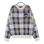 CALLAWAY Callaway шерсть . вязаный свитер в клетку оттенок белого LL Golf одежда женский 