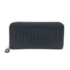 BOTTEGA VENETA ボッテガ ヴェネタ P005402308 長財布 ラウンドファスナー インチレチャート ネイビー系 メンズ