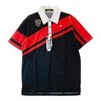 【新品】LE COQ GOLF ルコックゴルフ 半袖ポロシャツ ブラック系 LL ゴルフウェア メンズ