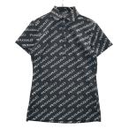 1PIU1UGUALE3 GOLF рубашка-поло с коротким рукавом Logo общий рисунок оттенок черного 1 Golf одежда женский 