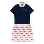 NEW BALANCE GOLF New balance короткий рукав One-piece общий рисунок темно-синий серия 2 Golf одежда женский 
