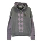 MUNSING WEAR Munsingwear одежда внутренний имеется 2WAY вязаный свитер серый серия M Golf одежда женский 