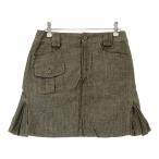 ASHWORTH Ashworth стрейч юбка оттенок коричневого S Golf одежда женский 