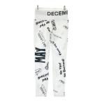 【新品】DECEMBERMAY ディセンバーメイ レギンスパンツ プリント 総柄 ホワイト系 FR ゴルフウェア レディース