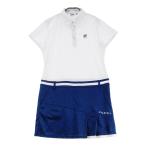 FILA GOLF filler Golf короткий рукав One-piece общий рисунок оттенок белого L Golf одежда женский 