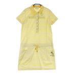 MUNSING WEAR Munsingwear одежда короткий рукав One-piece окантовка рисунок оттенок желтого M Golf одежда женский 