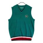 TOMMY HILFIGER GOLF Tommy Hilfiger Golf V шея вязаный лучший проверка общий рисунок оттенок зеленого XL Golf одежда мужской 