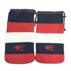 BEAMS GOLF Beams Golf раздельного типа вязаный сумка для обуви окантовка рисунок оттенок красного Golf одежда 