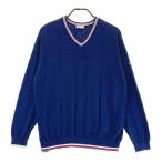 FILA GOLF filler Golf длинный рукав вязаный свитер темно-синий серия LL Golf одежда мужской 