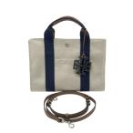 TORY BURCH トリーバーチ  TORY TOTE SMALL 2WAY ショルダーバッグ  ベージュ系