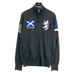 ADMIRAL Admiral вязаный жакет оттенок черного M Golf одежда мужской 