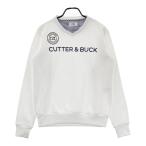 CUTTER&amp;BUCK резчик and задний вязаный свитер оттенок белого M Golf одежда мужской 