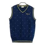 ADIDAS GOLF Adidas Golf V шея вязаный лучший общий рисунок темно-синий серия L Golf одежда мужской 