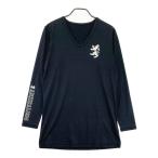 ADMIRAL Admiral V шея футболка с длинным рукавом Logo принт контрольно-измерительный прибор рисунок оттенок черного XL Golf одежда мужской 