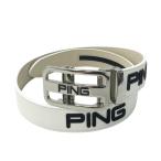 PING булавка пряжка ремень Logo оттенок белого Golf одежда 