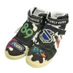 PEARLY GATES パーリーゲイツ 053-9292104 ゴルフシューズ ハイカット ニコちゃん カモフラ カーキ系 23.5cm ゴルフウェア レディース