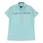 【新品】CLUNK クランク 半袖ハイネックTシャツ ブルー系 M ゴルフウェア レディース