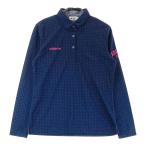 ADIDAS GOLF Adidas Golf рубашка-поло с длинным рукавом тысяч птица .. рисунок темно-синий серия L Golf одежда женский 