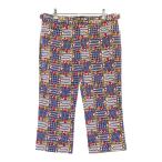 DOLCE & GABBANA ドルチェ アンド ガッバーナ SP0585/TS6AN クロップドパンツ 総柄 ネイビー系 42 レディース