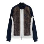 ショッピングゴルフウェア メンズ MARK&LONA マークアンドロナ  ジップジャケット  ネイビー系 44 ゴルフウェア メンズ