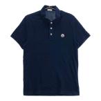 MONCLER モンクレール 84556 MAGLIA POLO MANICA CORTA 半袖ポロシャツ ネイビー系 M メンズ