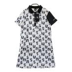 [ новый товар ]M.U SPORTS M You спорт короткий рукав One-piece общий рисунок оттенок белого 42 Golf одежда женский 