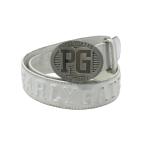PEARLY GATES Pearly Gates Logo пряжка ремень оттенок белого Golf одежда 
