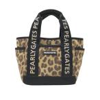 PEARLY GATES Pearly Gates 2022 год Cart сумка Logo леопардовая расцветка Leopard оттенок коричневого Golf одежда 