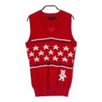 CALLAWAY Callaway V шея шерсть . вязаный лучший звезда рисунок оттенок красного S Golf одежда женский 