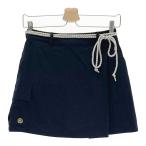 SAMANTHA THAVASA Samantha Thavasa linen. юбка темно-синий серия 36 Golf одежда женский 