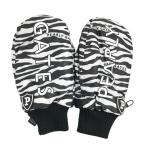 PEARLY GATES Pearly Gates рукавица перчатки Zebra рисунок оттенок черного Golf одежда 
