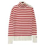 CALLAWAY Callaway с высоким воротником вязаный свитер шерсть . окантовка рисунок оттенок белого S Golf одежда женский 