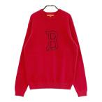 BEAMS GOLF Beams Golf 2024 год модели длинный рукав вязаный свитер оттенок красного S Golf одежда женский 