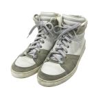 Dior HOMME ディオールオム レザー ハイカットスニーカー ホワイト系 41 メンズ