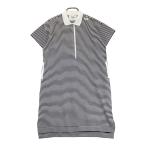 PGG PEARLY GATES Pearly Gates короткий рукав One-piece окантовка рисунок оттенок черного 1 Golf одежда женский 