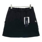 【新品】PEARLY GATES パーリーゲイツ 055-2234614 スウェットスカート ニコちゃん プリント ブラック系 0 ゴルフウェア レディース