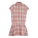 JACK BUNNY Jack ba колено короткий рукав Polo One-piece в клетку оттенок красного 0 Golf одежда женский 