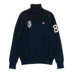 PEARLY GATES パーリーゲイツ  タートルネック ニットセーター  ブラック系 0 ゴルフウェア レディース