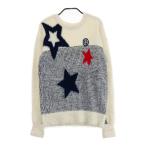 CASTELBAJAC Castelbajac шерсть . вязаный свитер общий рисунок оттенок белого 40 Golf одежда женский 