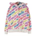 PEARLY GATES Pearly Gates обратная сторона ворсистый тренировочный Zip Parker общий рисунок оттенок белого 1 Golf одежда женский 